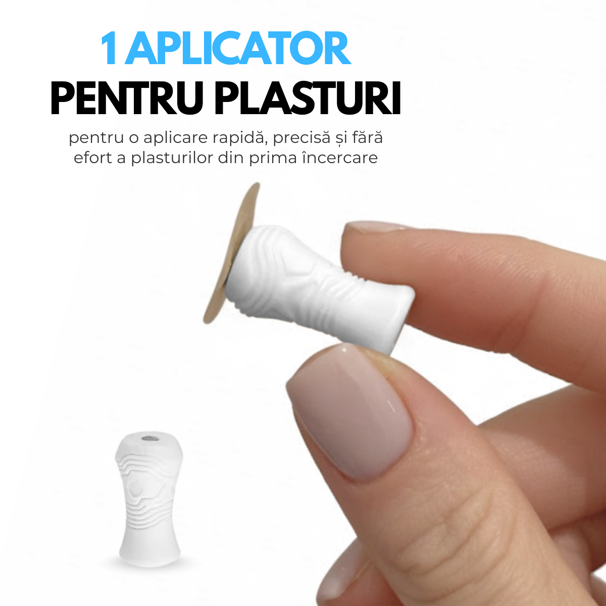 Set Benzi Nazale Magnetice, pentru Imbunatatirea Respiratiei, Somnului, Reducerea Sforaitului, 4 Marimi Diferite, 30 Plasturi, Aplicator