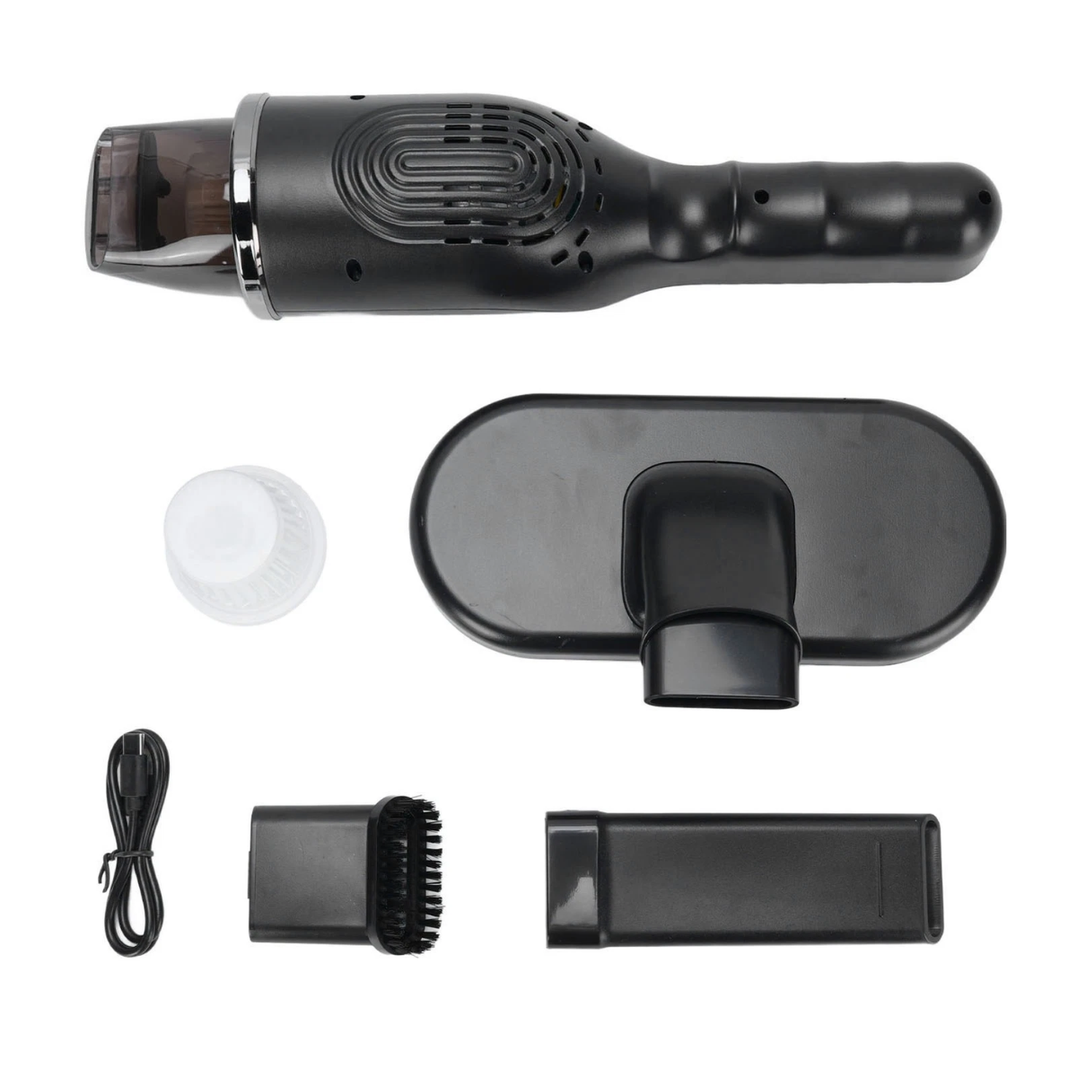 Aspirator de mana fara fir, Portabil, Acumulator 2000mAh, pentru Casa, Masina, Birou, 80W, Filtru HEPA, Accesorii Multifunctionale