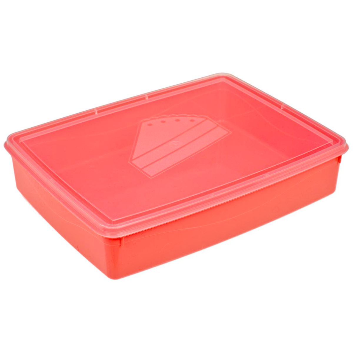 Caserola prajituri si alimente, inchidere etansa, fara BPA, portocaliu, 4200ml