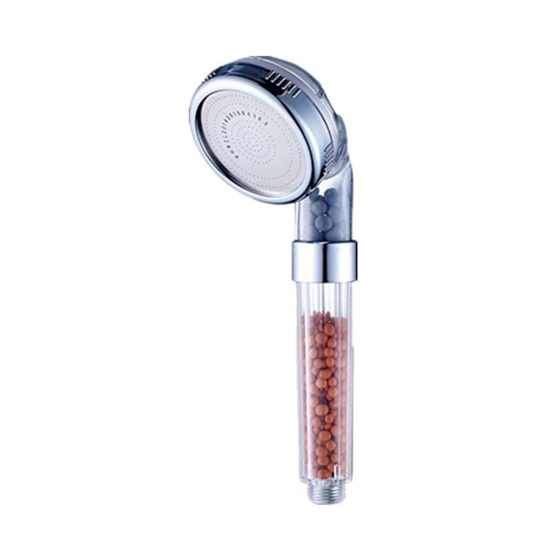 Para cap de dus Jet pentru marire presiune, cu filtru mineral, transparent