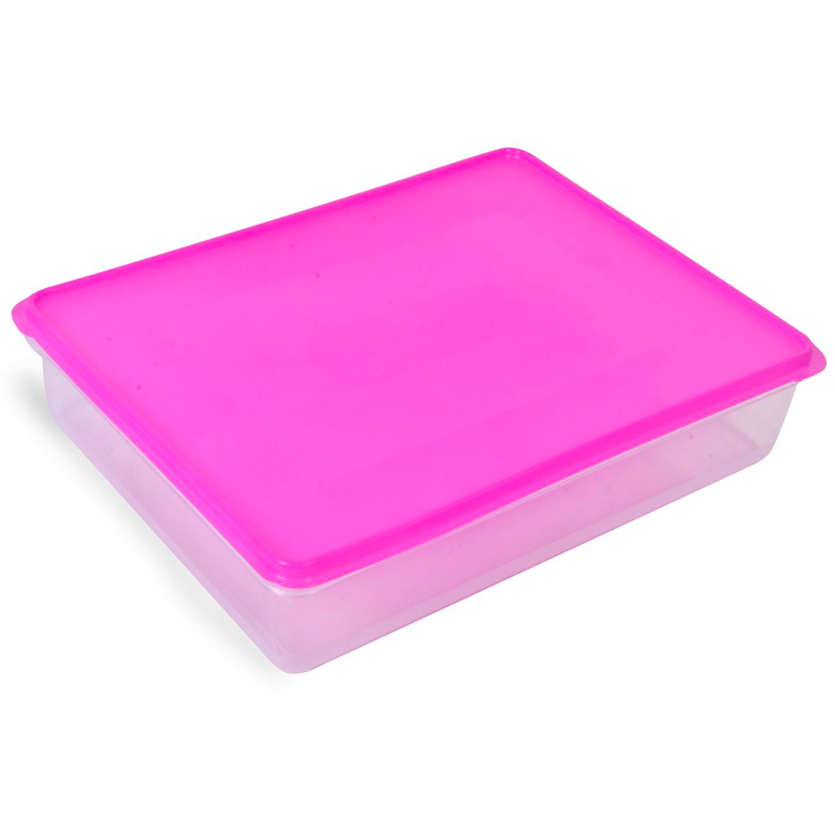 Caserola prajituri si alimente, inchidere etansa, fara BPA, Fucsia, 6000ml
