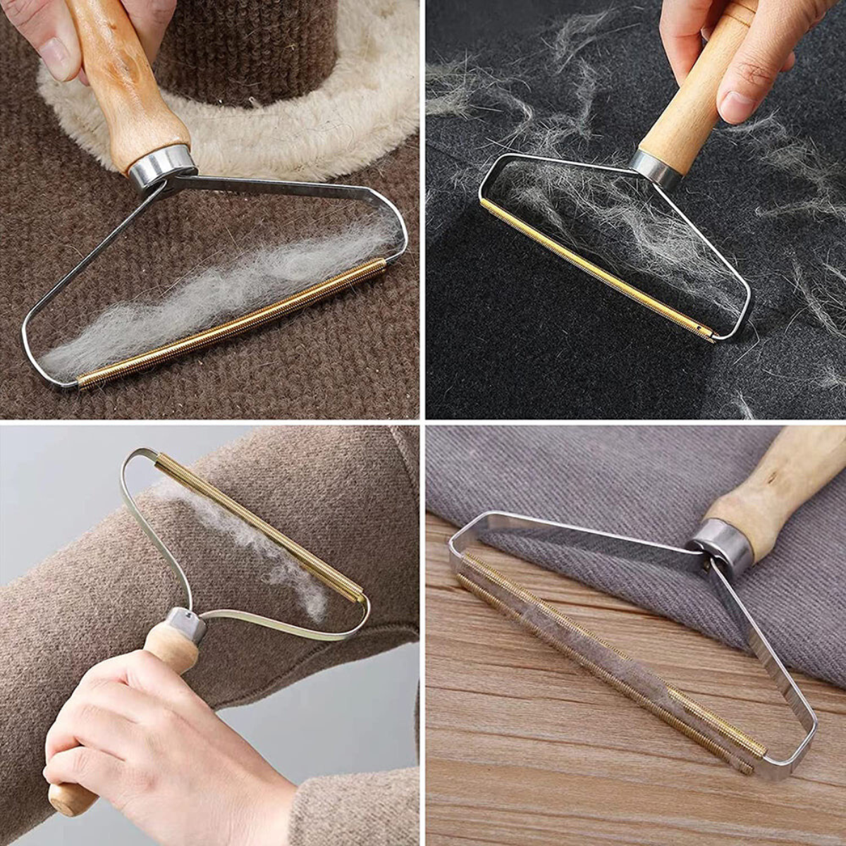 Set 1 + 1 Gratis Perie Curatare Par de Animale si Scame, Reutilizabila