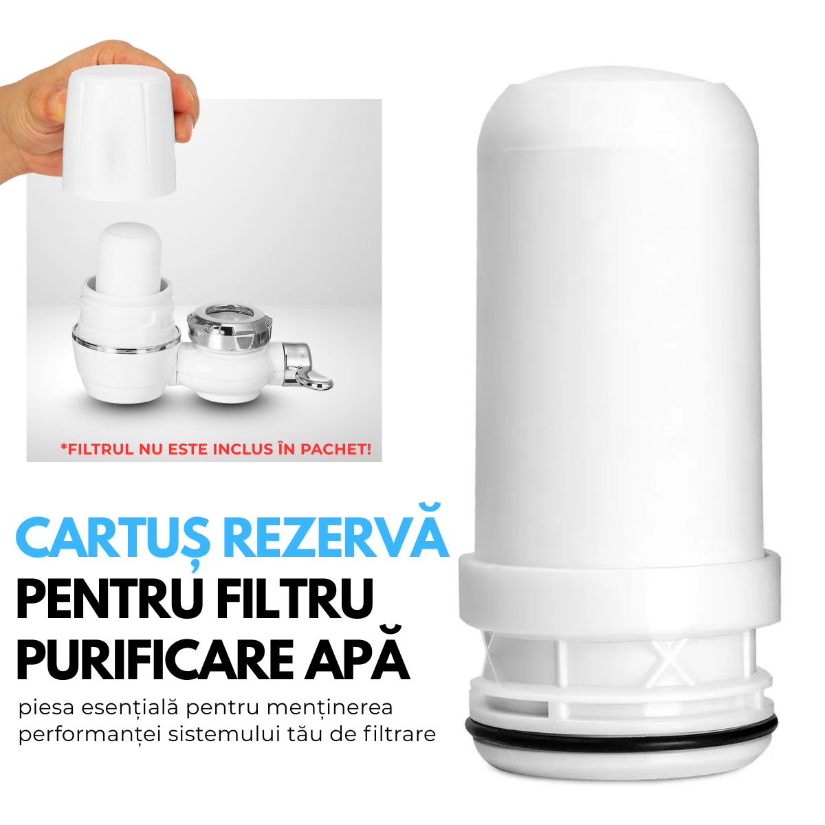 Filtru de Rezerva Purificator Apa, Precizie filtrare 0.1 μm