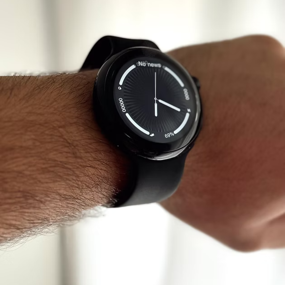 Ceas smartwatch de barbati, Ecran Tactil LCD 1.46", Control prin Gesturi, Apel Bluetooth, Multi Sport, Monitorizare Sanatate, Negru