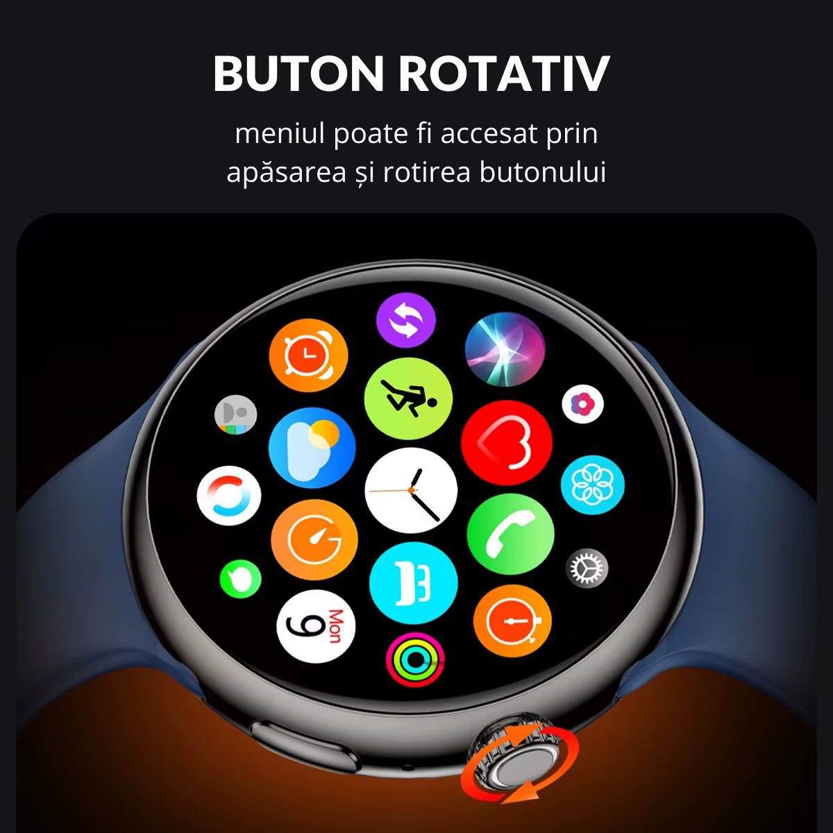 Ceas smartwatch de dama, Ecran Tactil LCD 1.46", Control prin Gesturi, Apel Bluetooth, Multi Sport, Monitorizare Sanatate, Alb
