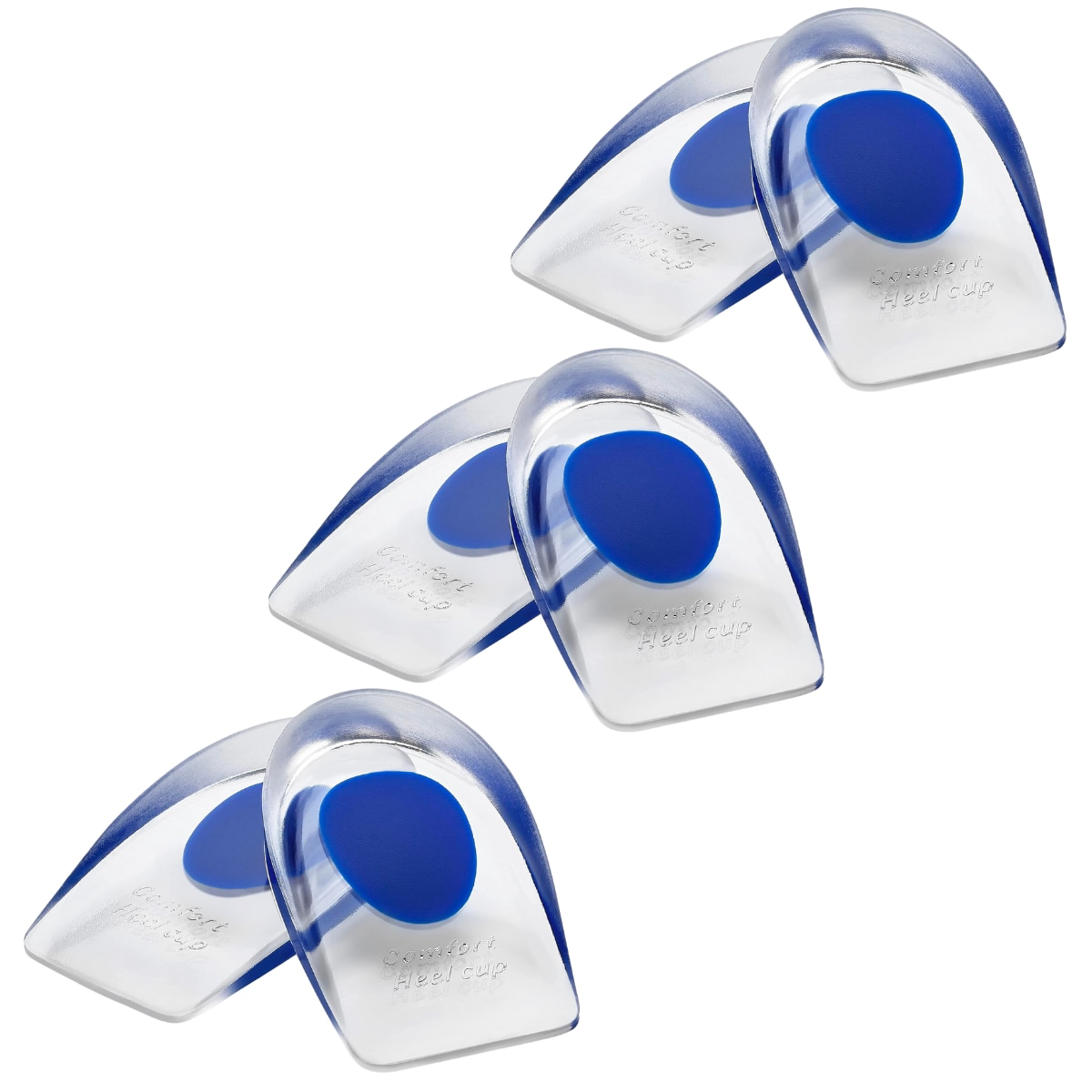 Set 6 Branturi ortopedice din gel pentru calcai, marime 37-50, sport sau uz zilnic, pentru barbati