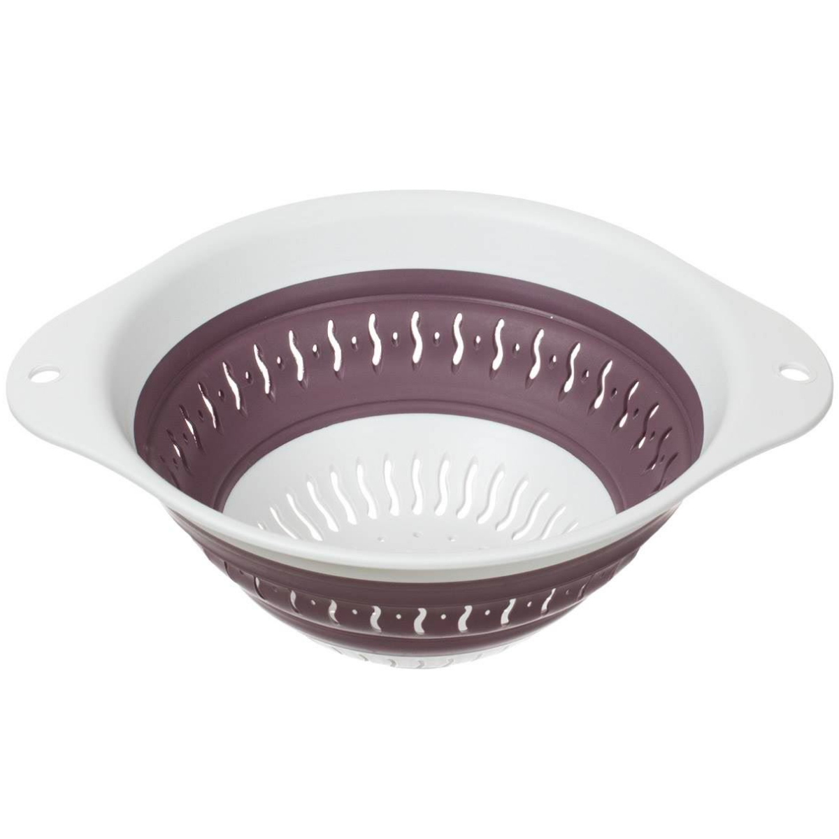 Strecuratoare pliabila din silicon cu manere, Ø24 x 10 cm