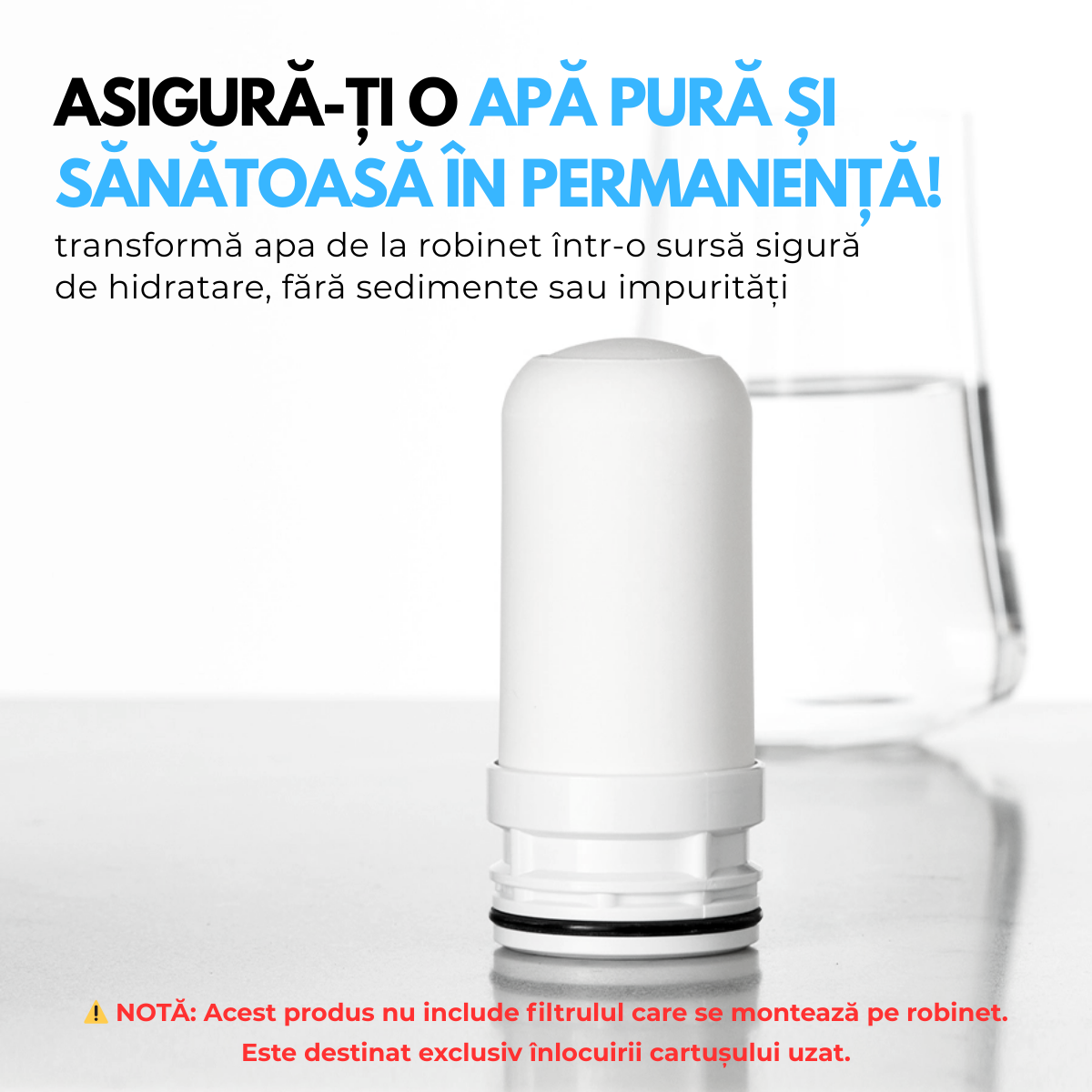 Filtru de Rezerva Purificator Apa, Precizie filtrare 0.1 μm