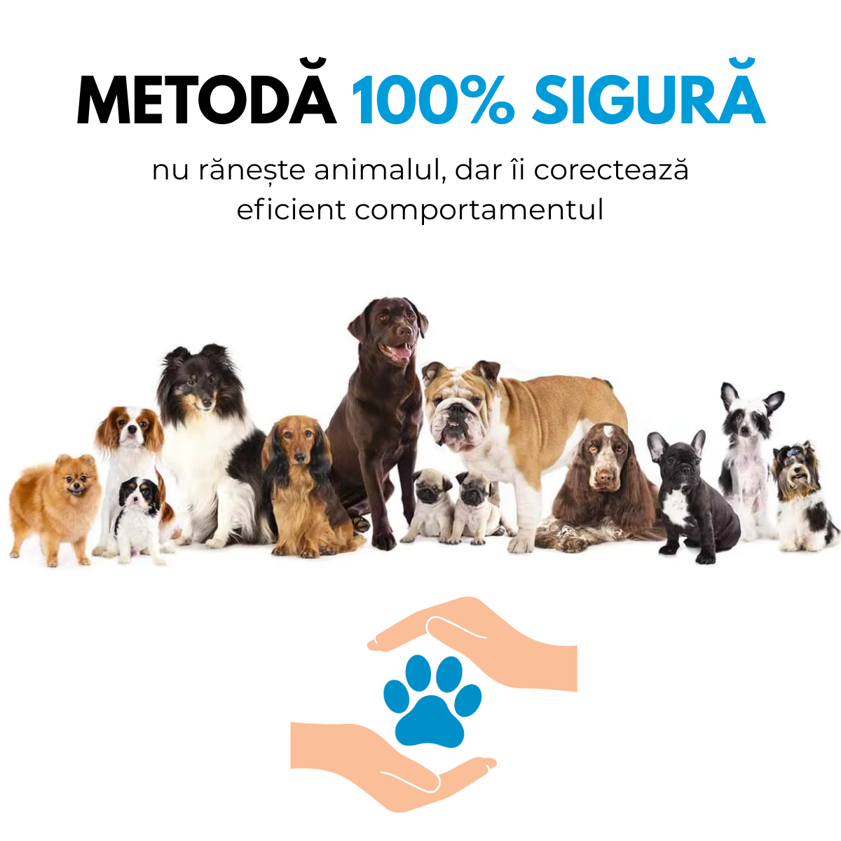 Aparat cu Ultrasunete impotriva cainilor agresivi, 3-in-1, Dresaj Anti-Latrat, Alungare Maidanezi, Lanterna LED, Raza Actiune 30m, Baterie inclusa