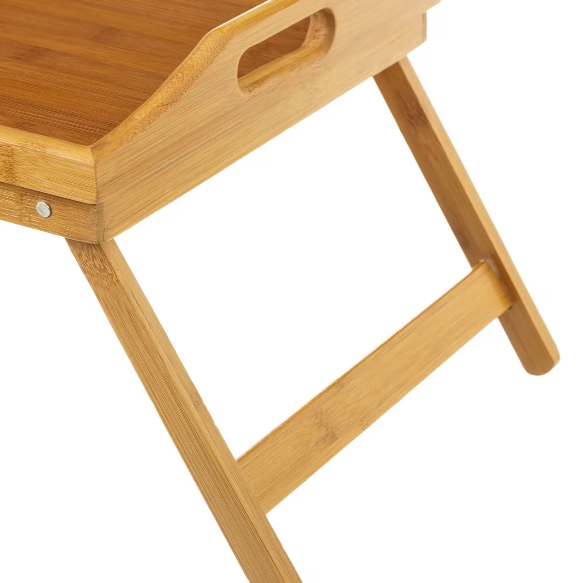 Masuta pliabila pentru servire mic dejun in pat, Bambus, 50 x 30 x 22 cm