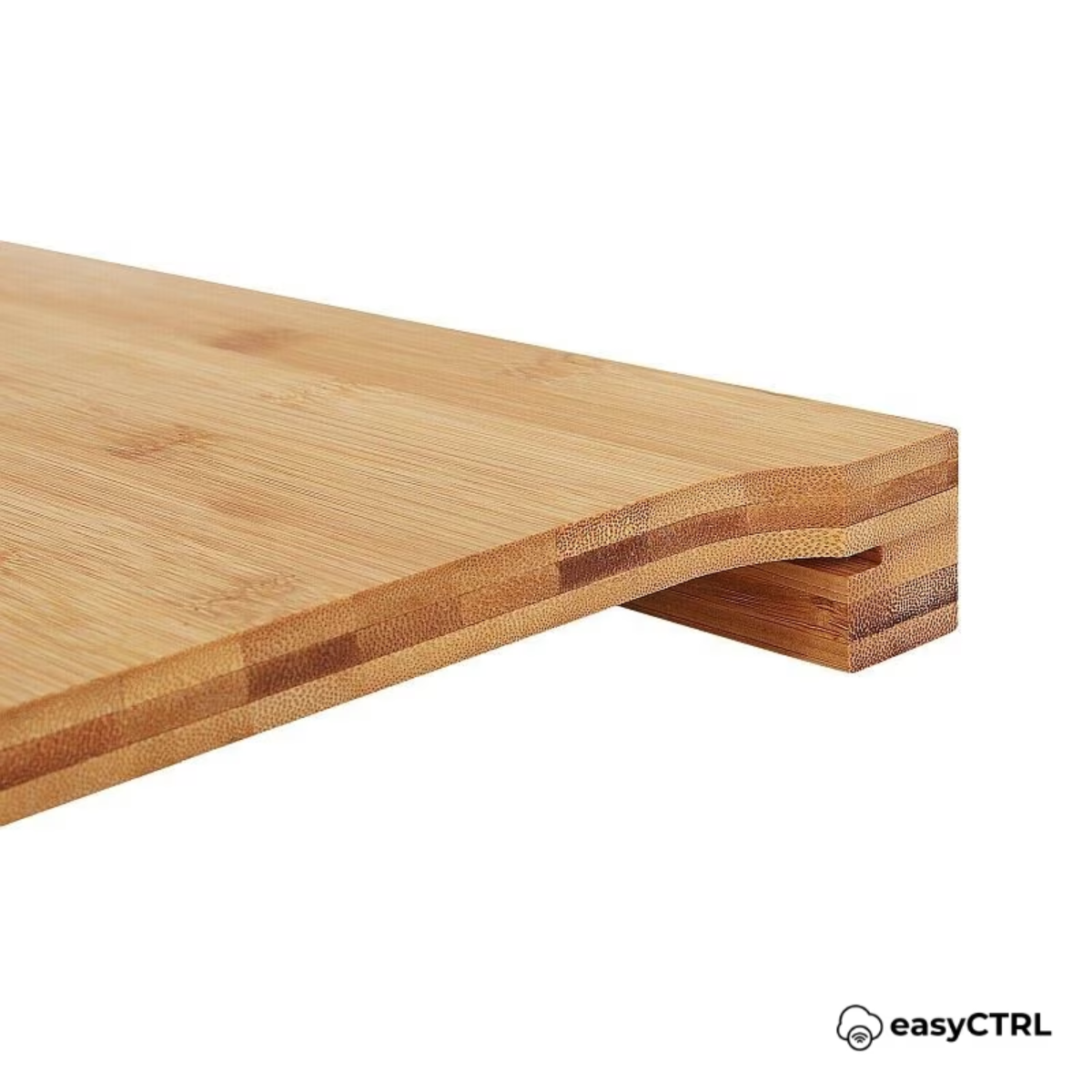 Tocator din Bambus, cu Tava de Inox Incorporata, 35 x 25 cm