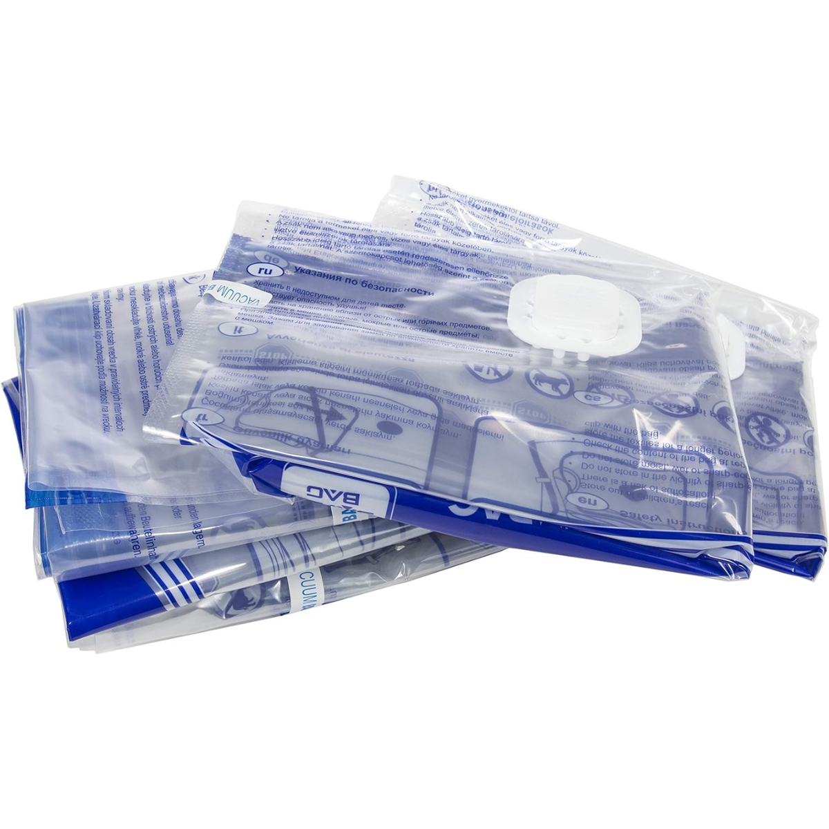 Set 3 saci de vidat haine, pilote, perne si paturi, reutilizabili, 70x100cm, 90x130cm, 100x100cm