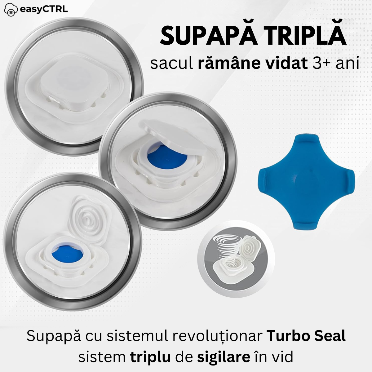 Set 3 saci de vidat haine, pilote, perne si paturi, reutilizabili, 70x100cm, 90x130cm, 100x100cm